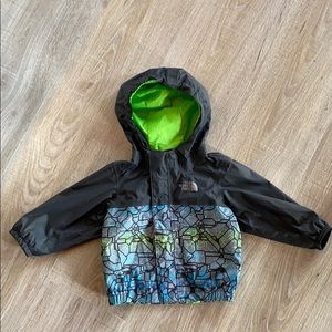 The North Face rain jacket
